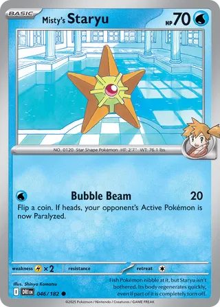 Misty's Staryu, Destined Rivals 046/182