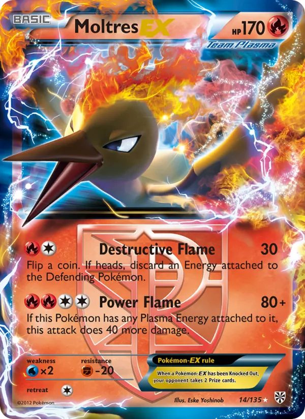 Moltres-EX, Plasma Storm 014/135