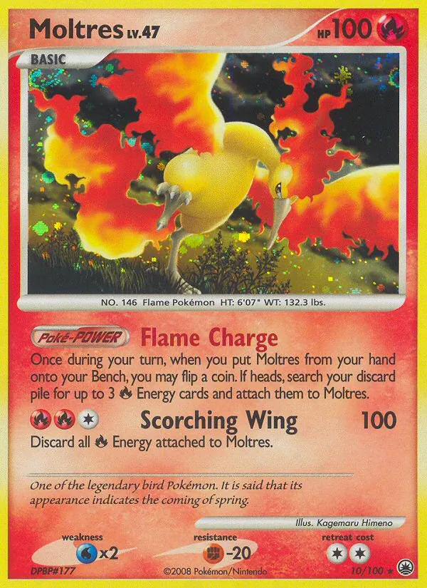 Moltres, Majestic Dawn 010/100
