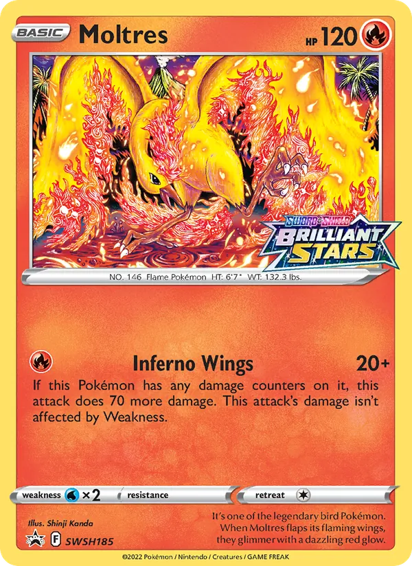 Moltres, SWSH Black Star Promos SWSH185/307