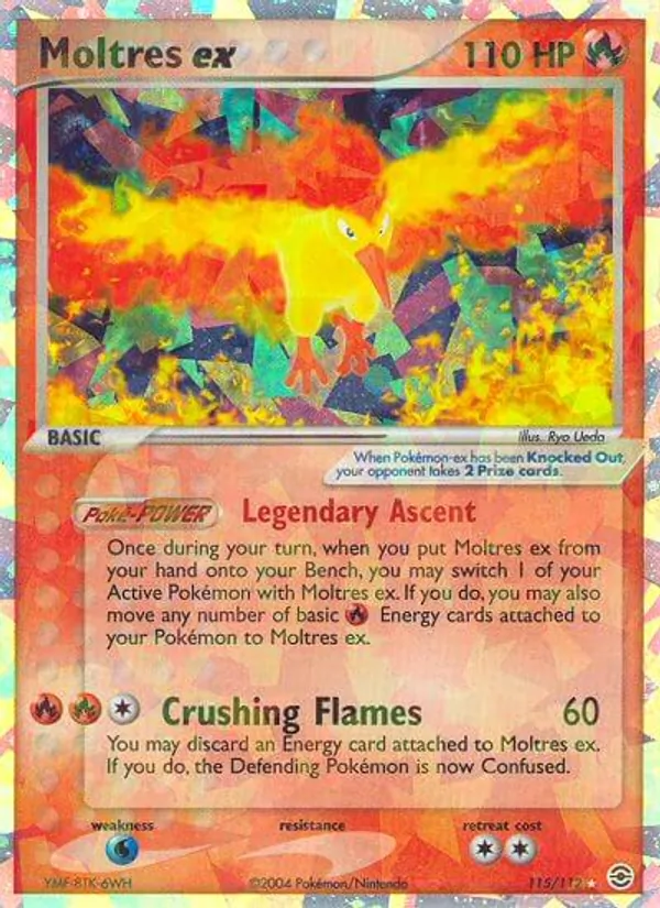 Moltres EX, FireRed & LeafGreen 115/112