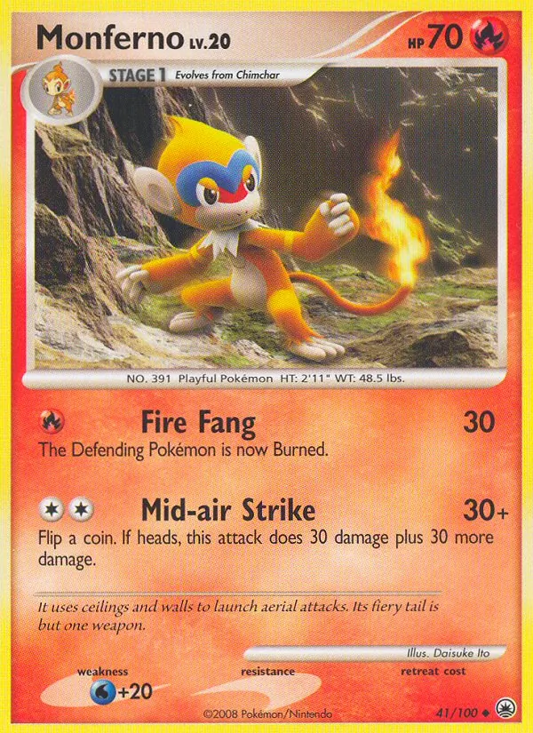 Monferno, Majestic Dawn 041/100