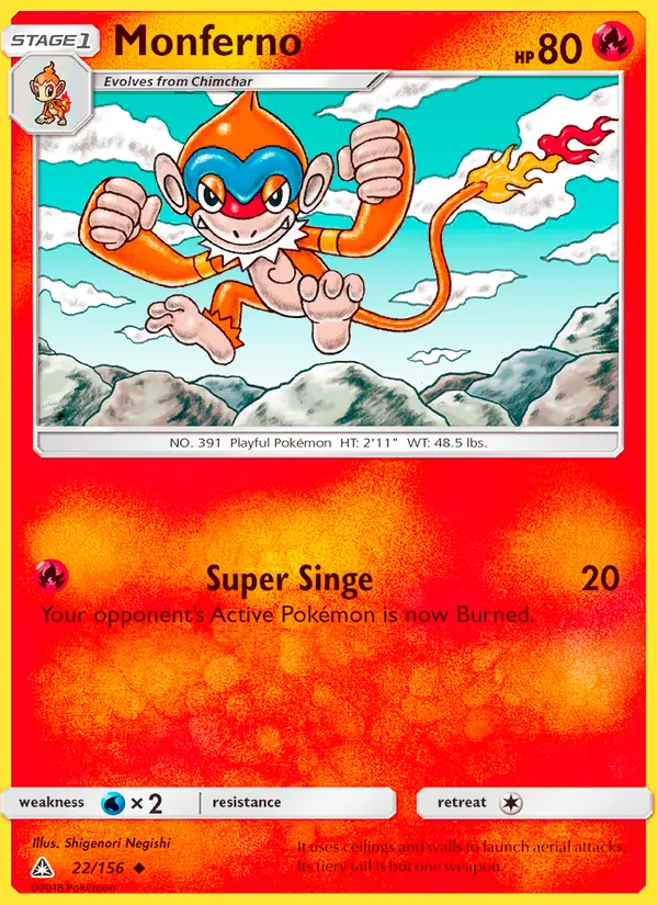 Monferno, Ultra Prism 022/156