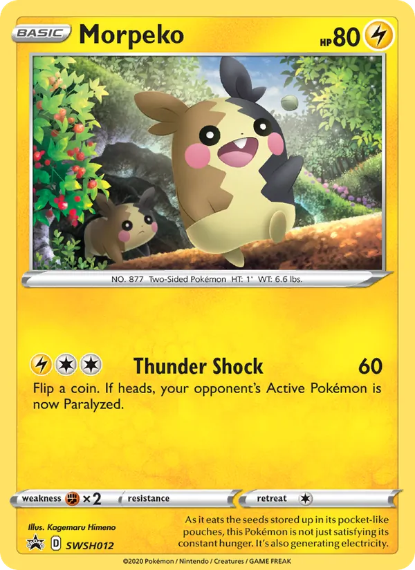 Morpeko, SWSH Black Star Promos SWSH012/307