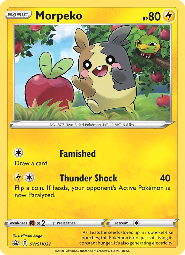 Morpeko, SWSH Black Star Promos SWSH031/307