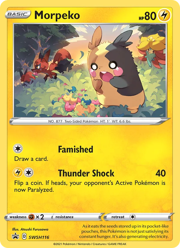 Morpeko, SWSH Black Star Promos SWSH116/307