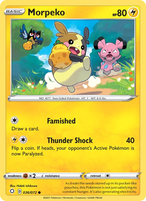 Morpeko, Shining Fates 036/072