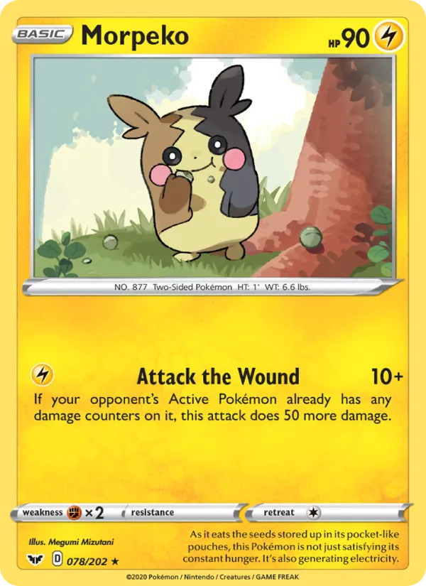 Morpeko, Sword & Shield 078/202