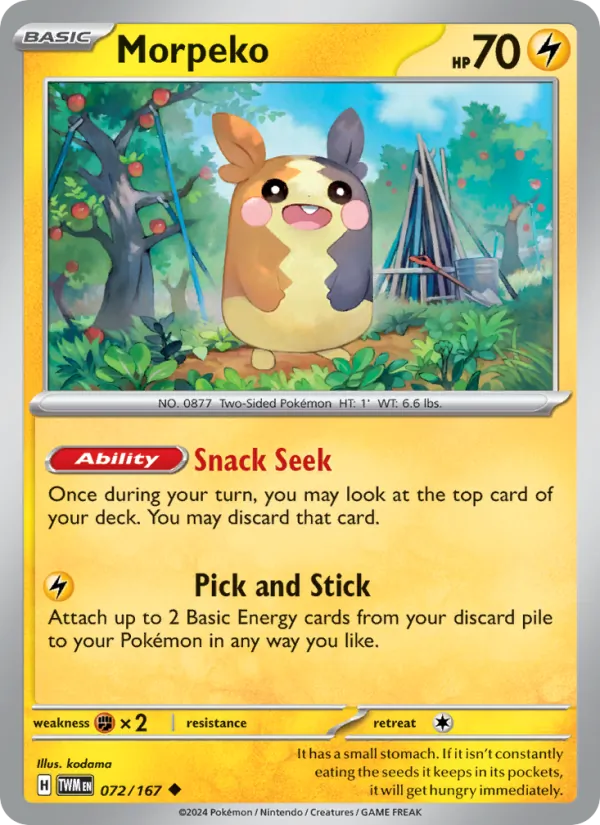 Morpeko, Twilight Masquerade 072/167