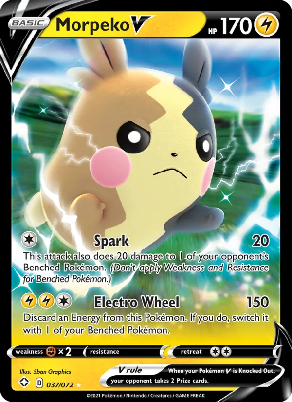 Morpeko V, Shining Fates 037/072