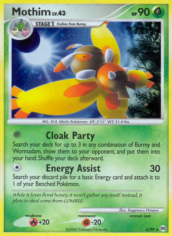 Mothim, Arceus 006/099