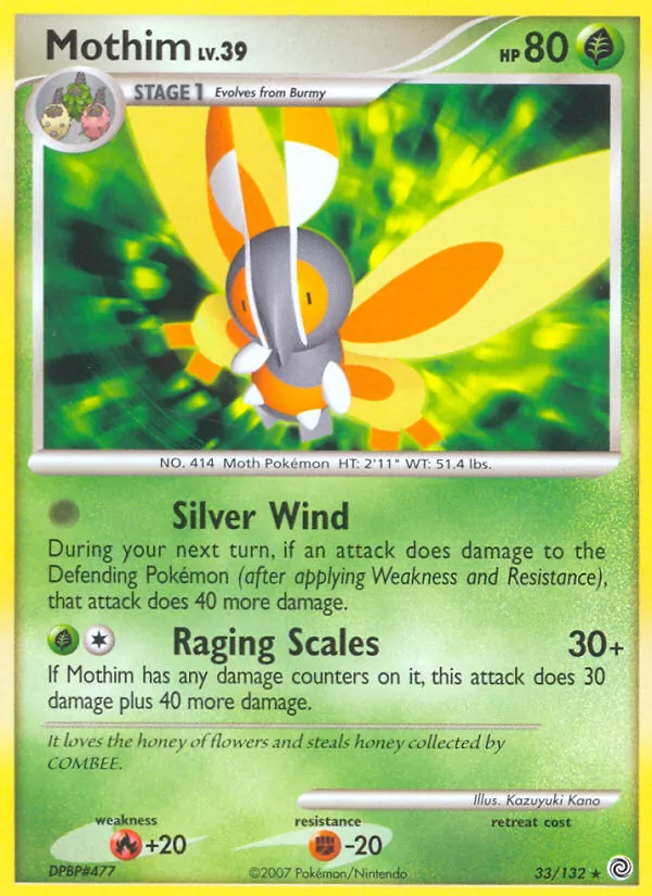 Mothim, Secret Wonders 033/132