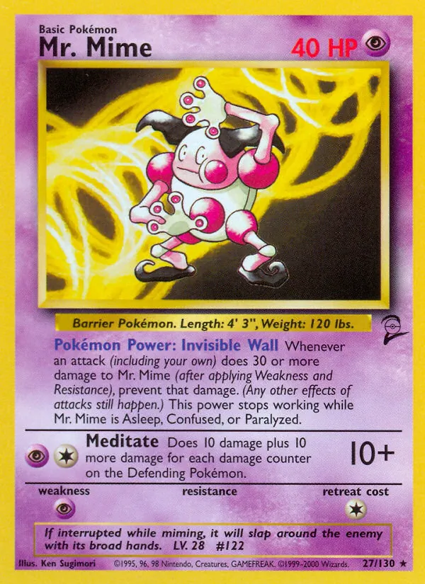 Mr. Mime, Base Set 2 027/130