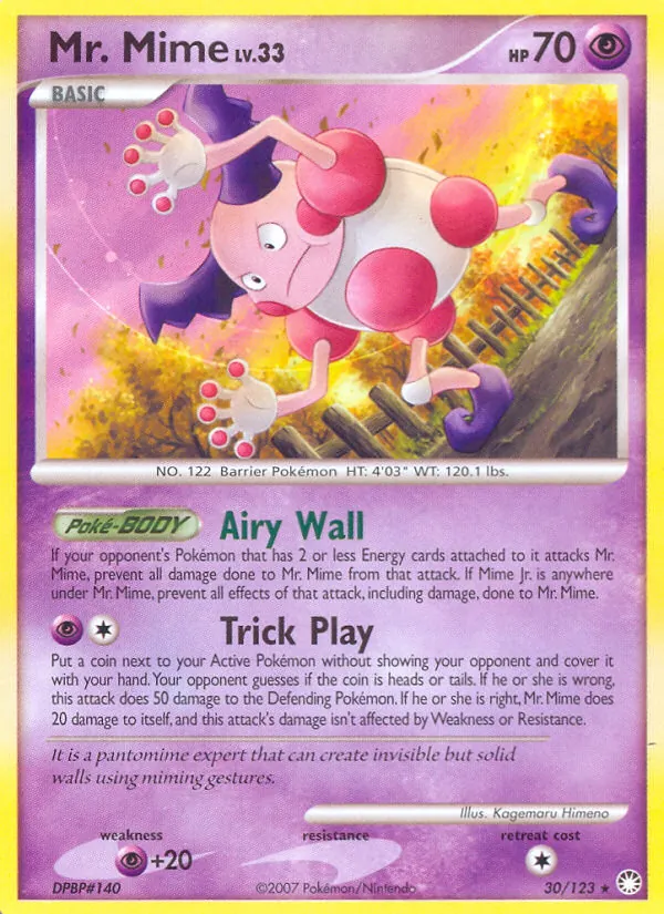 Mr. Mime, Mysterious Treasures 030/123