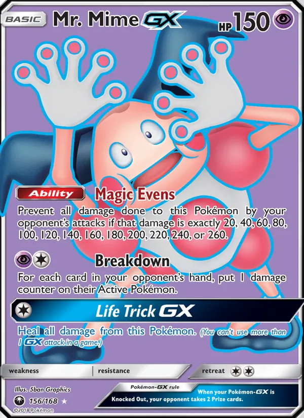 Mr. Mime GX, Celestial Storm 156/168
