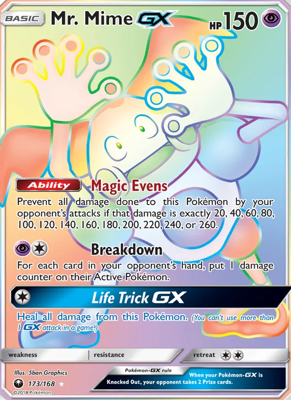 Mr. Mime GX, Celestial Storm 173/168