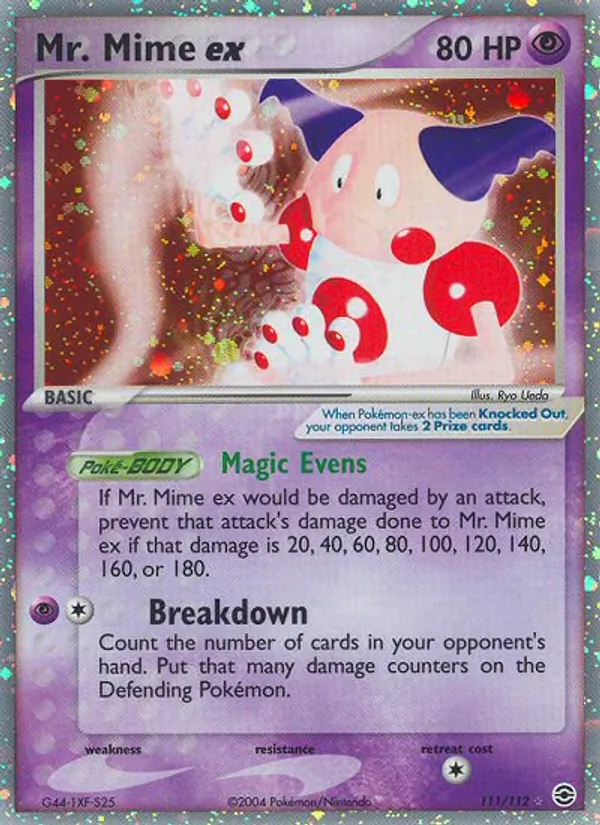 Mr. Mime EX, FireRed & LeafGreen 111/112