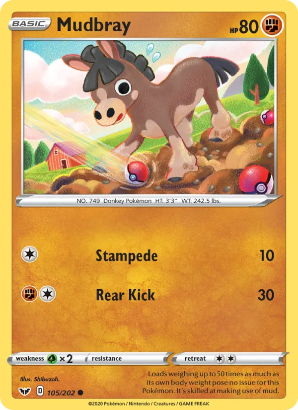 Mudbray, Sword & Shield 105/202