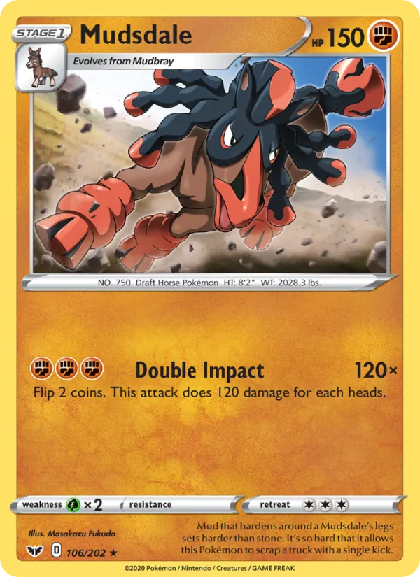 Mudsdale, Sword & Shield 106/202