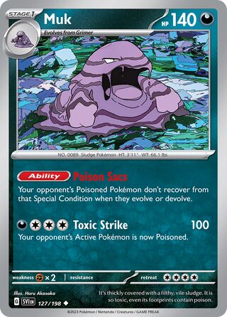 Muk, Play! Pokémon Prize Pack Series Three 127/198