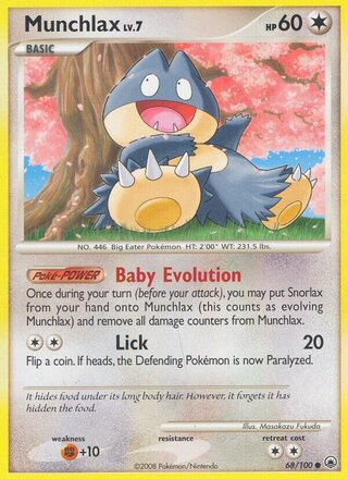 Munchlax, Countdown Calendar 068/100