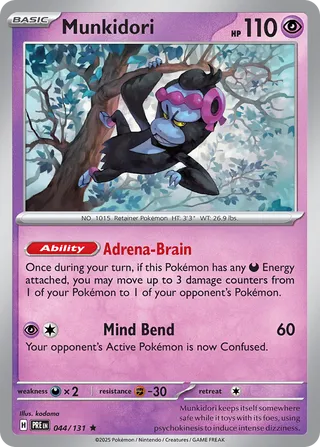 Munkidori, Prismatic Evolutions 044/131