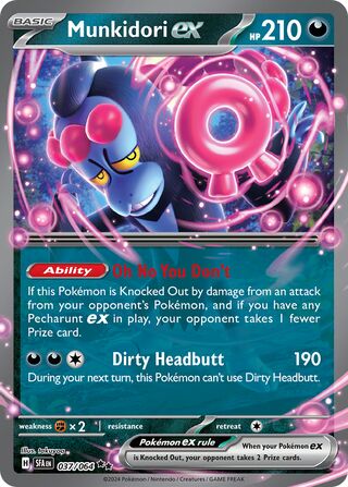 Munkidori EX, Play! Pokémon Prize Pack Series Six 037/064