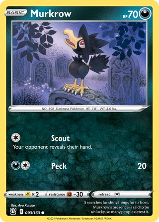 Murkrow, Trick or Trade 2022 093/163