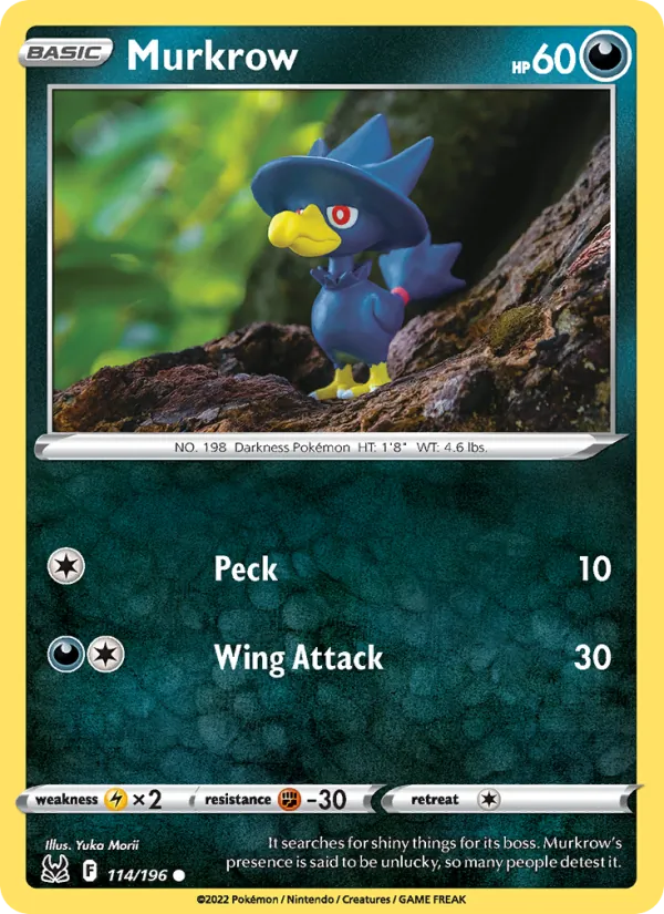 Murkrow, Lost Origin 114/196