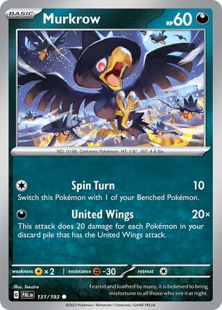 Murkrow, Trick or Trade 2023 131/193