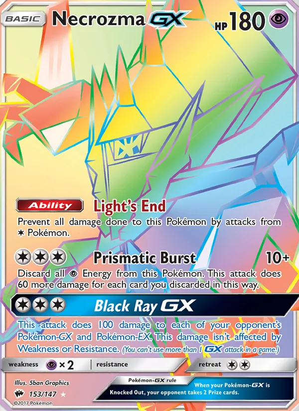 Necrozma GX, Burning Shadows 153/147