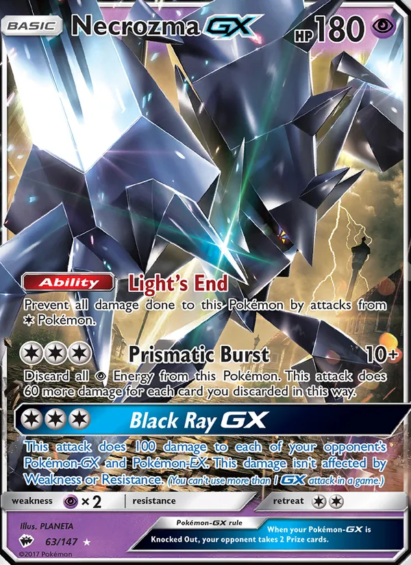Necrozma GX, Burning Shadows 063/147