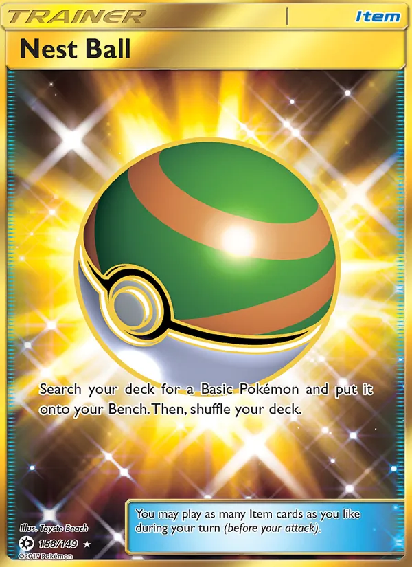 Nest Ball, Sun & Moon 158/149