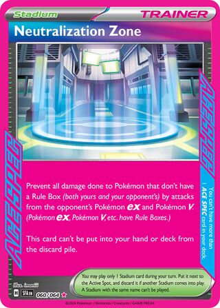 Neutralization Zone, Play! Pokémon Prize Pack Series Six 060/064