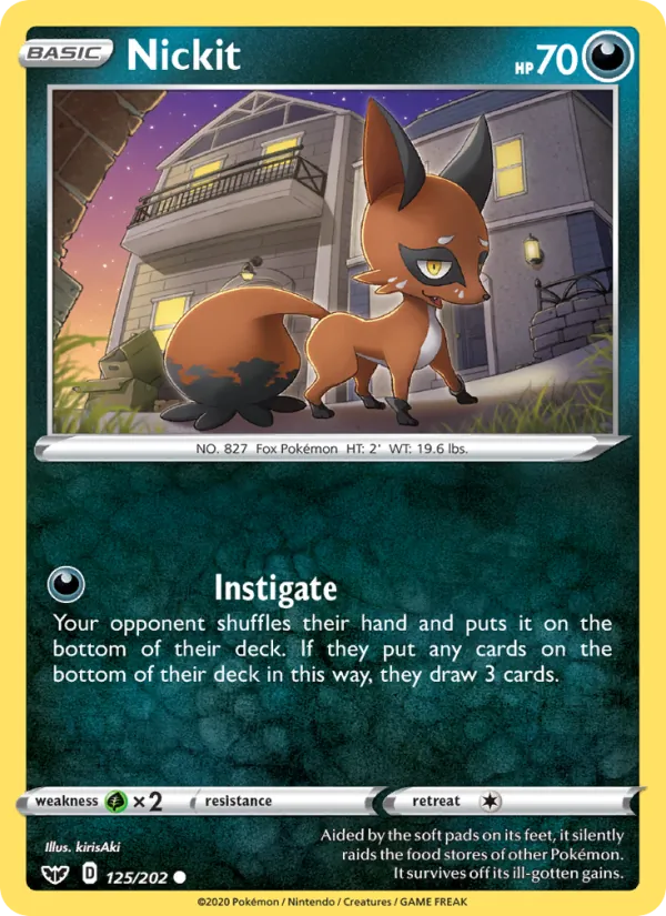 Nickit, Sword & Shield 125/202