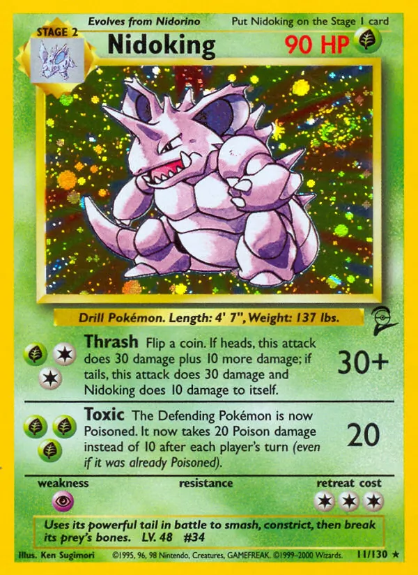 Nidoking, Base Set 2 011/130