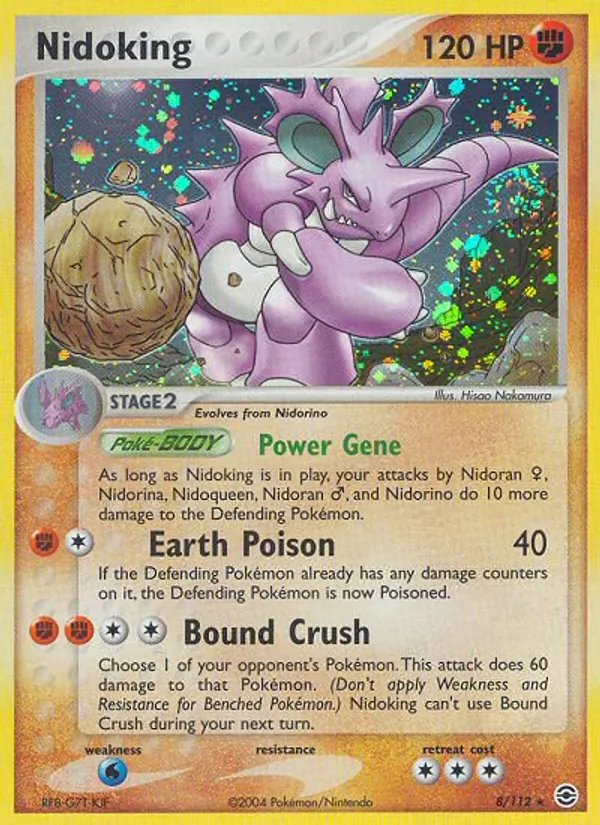 Nidoking, FireRed & LeafGreen 008/112