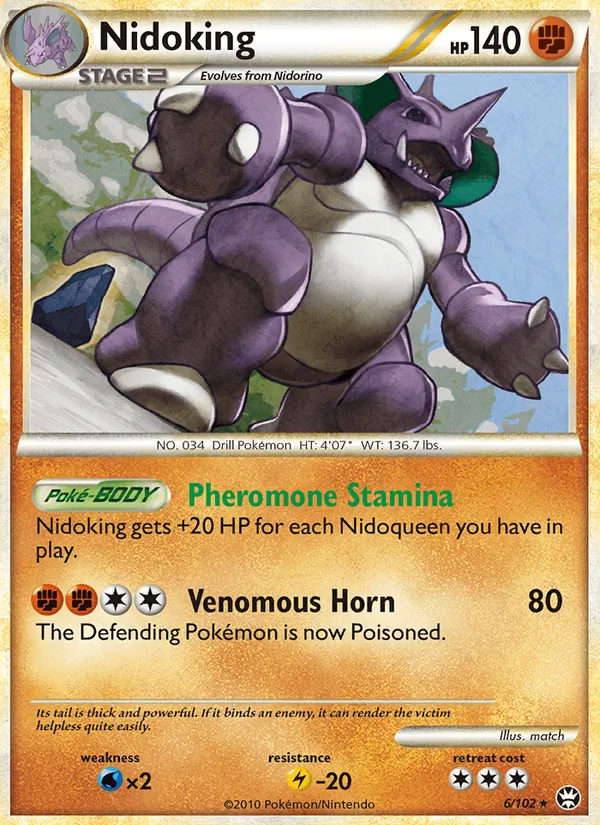 Nidoking, Triumphant 006/102