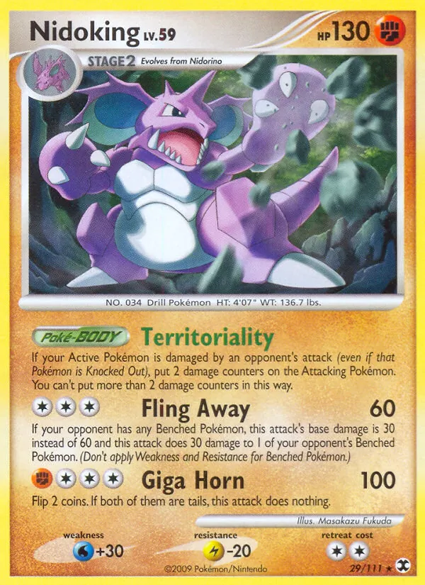 Nidoking, Rising Rivals 029/111