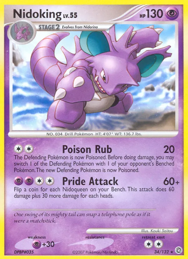 Nidoking, Secret Wonders 034/132