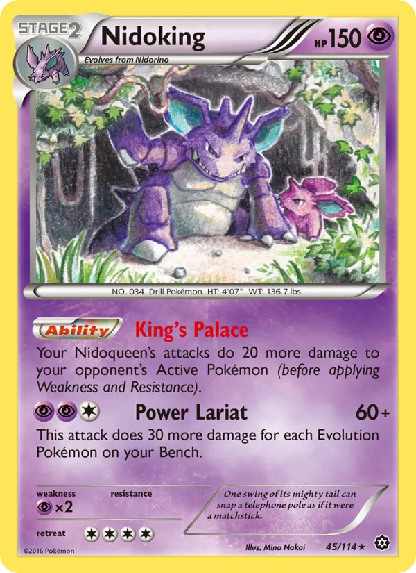 Nidoking, Steam Siege 045/114
