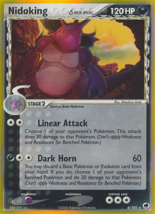 Nidoking δ, Dragon Frontiers 006/101