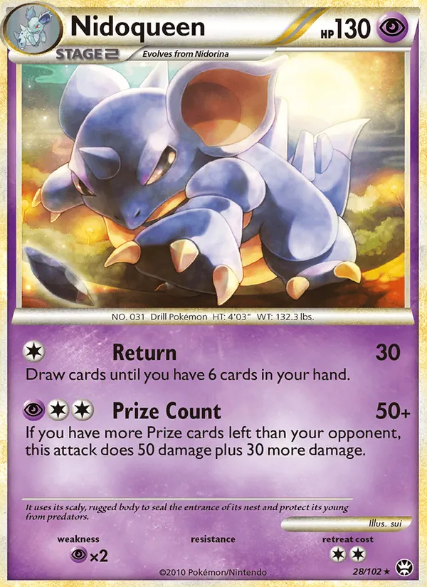 Nidoqueen, Triumphant 028/102