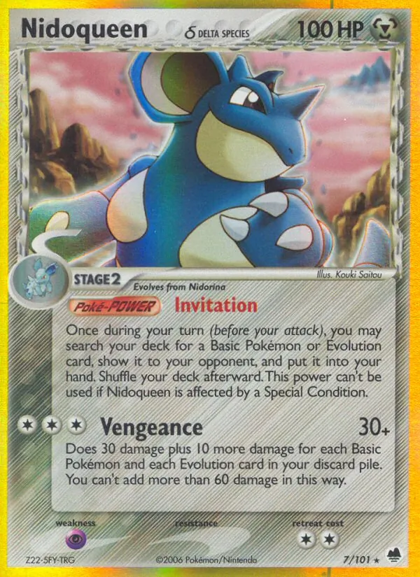 Nidoqueen δ, Dragon Frontiers 007/101