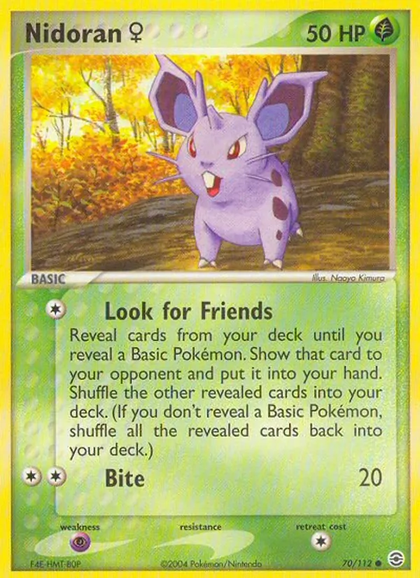 Nidoran♀, FireRed & LeafGreen 070/112