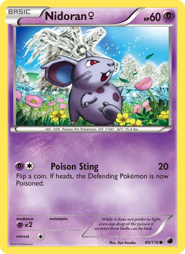 Nidoran♀, Plasma Freeze 040/116