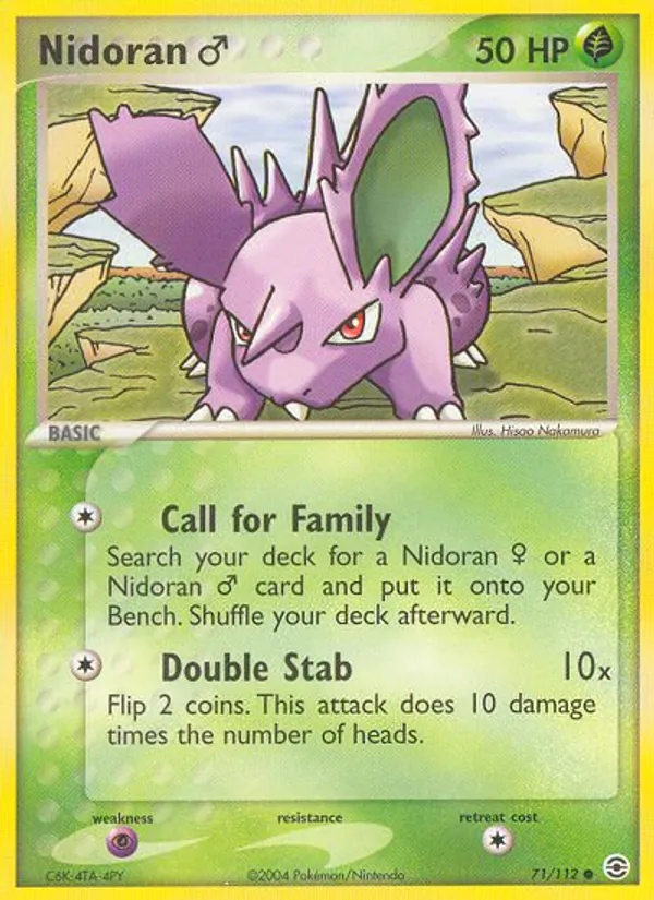 Nidoran♂, FireRed & LeafGreen 071/112