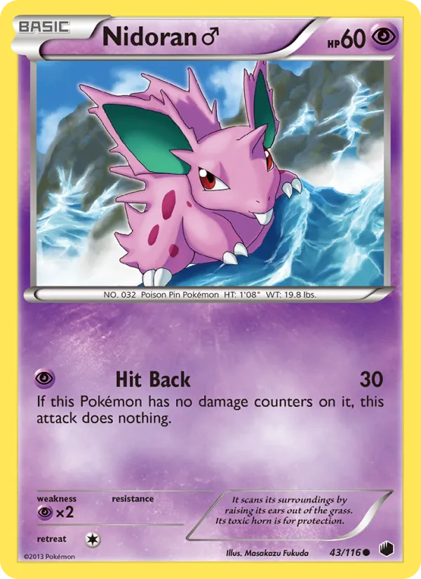 Nidoran♂, Plasma Freeze 043/116