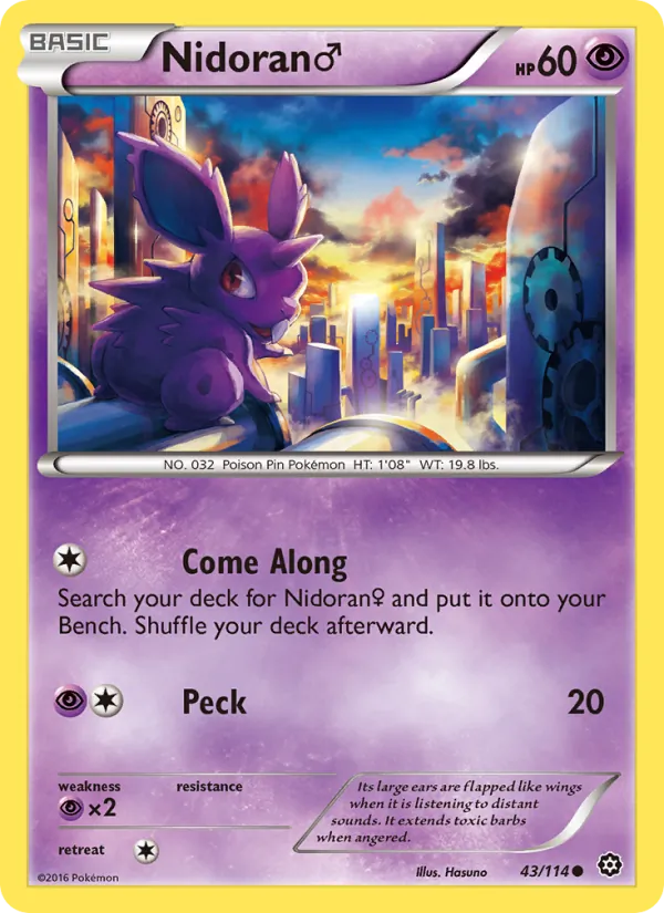 Nidoran♂, Steam Siege 043/114