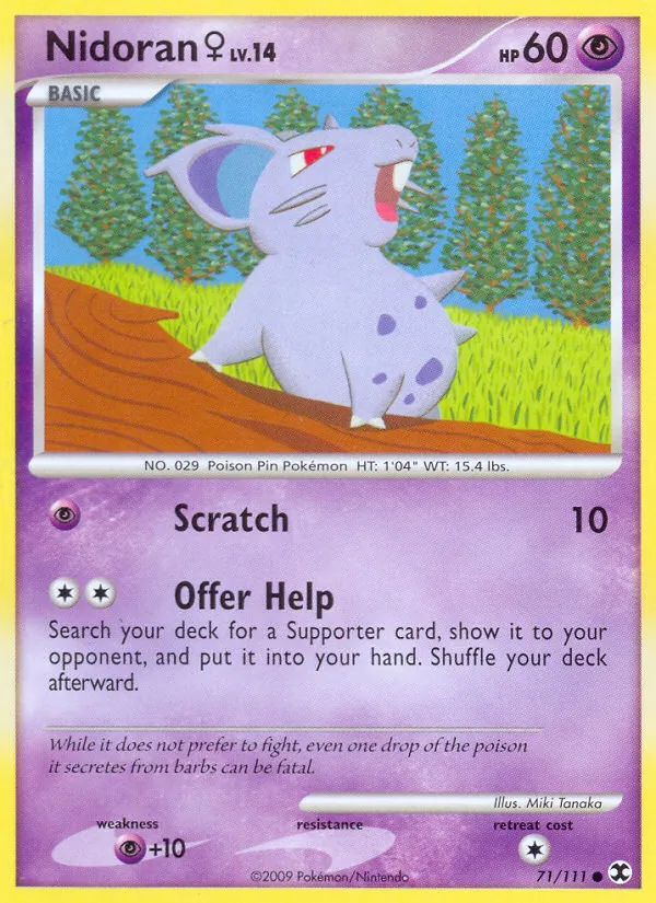 Nidoran ♀, Rising Rivals 071/111